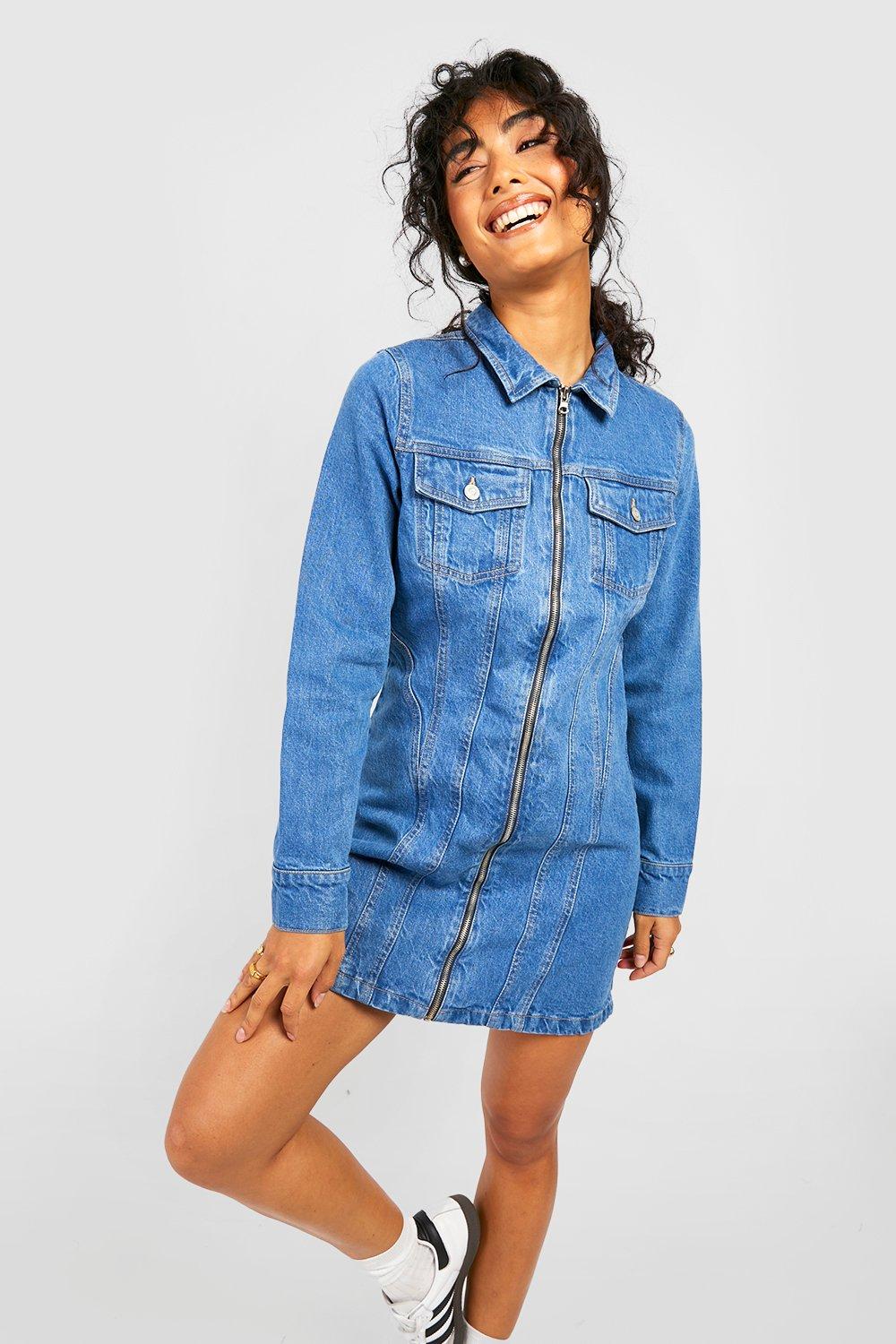 Boohoo robe cheap jean